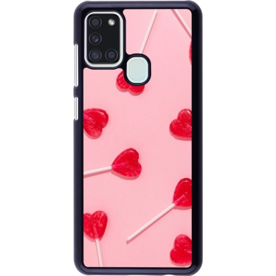 Samsung Galaxy A21s Case Hülle - Saint Valentines Day 26 Lollipop