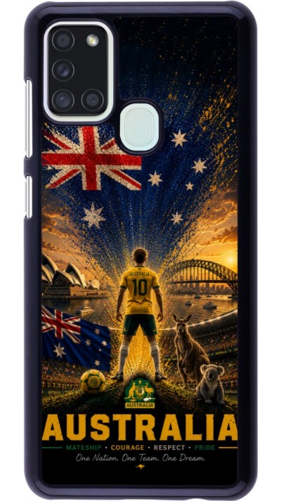 Coque Samsung Galaxy A21s - Football Australie splash 2026