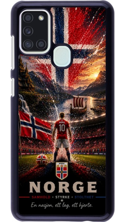 Coque Samsung Galaxy A21s - Football Norvège splash 2026