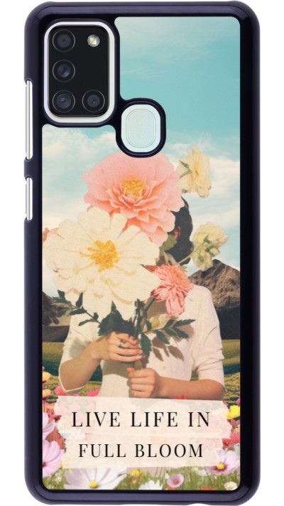 Samsung Galaxy A21s Case Hülle - Live life in full moon Spring 2026