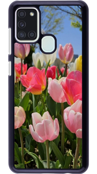 Samsung Galaxy A21s Case Hülle - Tulips Spring 2026