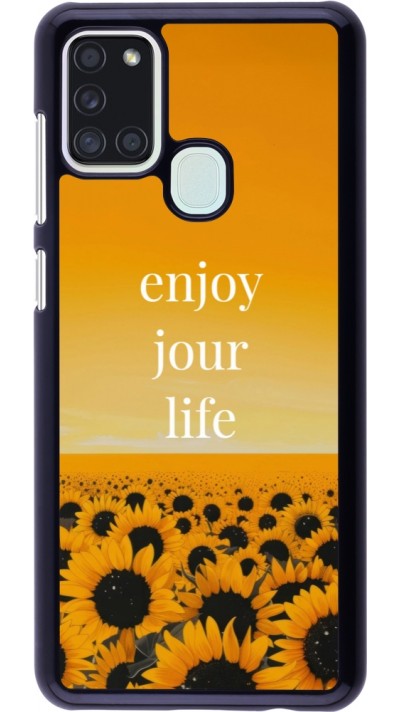 Samsung Galaxy A21s Case Hülle - Summer 2025 Enjoy your life