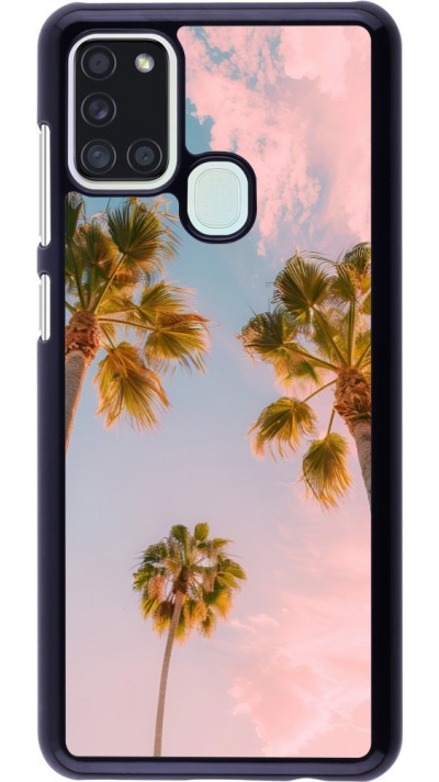 Samsung Galaxy A21s Case Hülle - Summer 2025 Palmiers