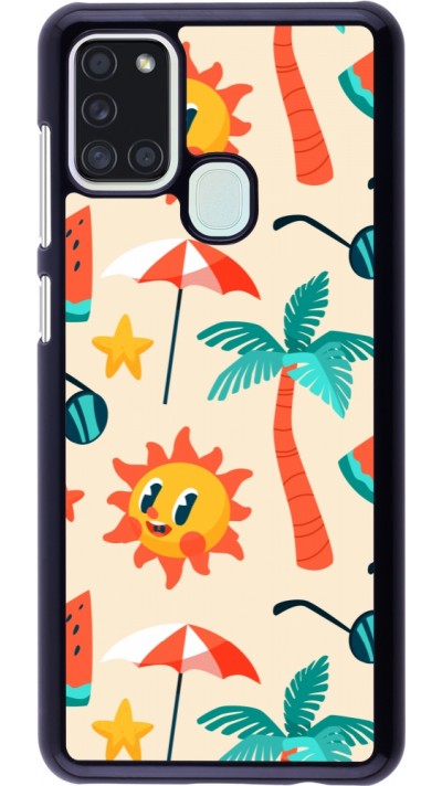 Samsung Galaxy A21s Case Hülle - Summer 2025 Pattern soleil