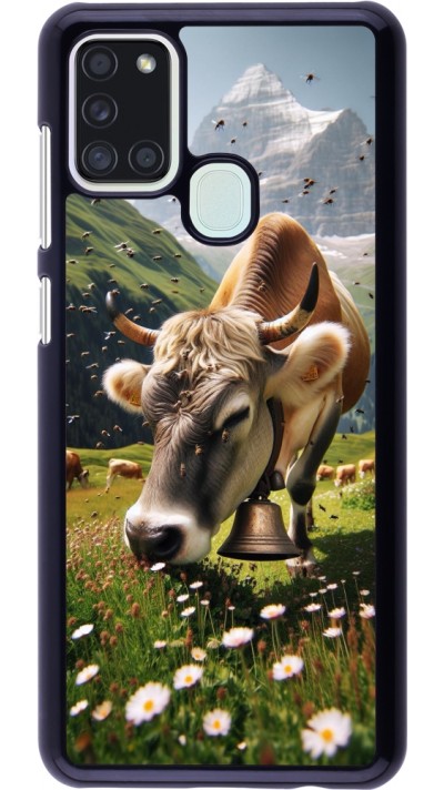 Coque Samsung Galaxy A21s - Vache montagne Valais Coque Samsung Galaxy A21s - Vache montagne Valais
