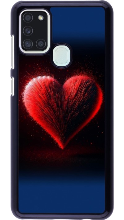 Samsung Galaxy A21s Case Hülle - Valentin 2025 rotes Herz