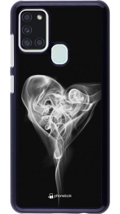 Coque Samsung Galaxy A21s - Valentine 2022 Black Smoke Coque Samsung Galaxy A21s - Valentine 2022 Black Smoke
