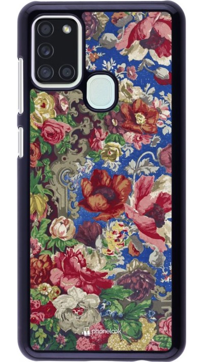 Coque Samsung Galaxy A21s - Vintage Art Flowers Coque Samsung Galaxy A21s - Vintage Art Flowers