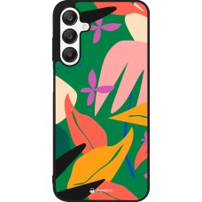 Samsung Galaxy A25 Case Hülle - Silikon schwarz Abstract Jungle