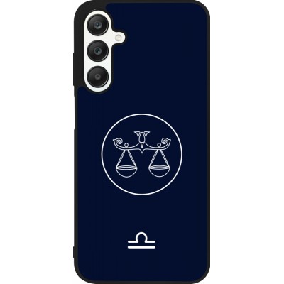 Samsung Galaxy A25 Case Hülle - Silikon schwarz Astrologie Waage