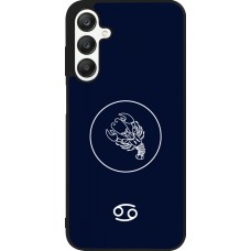 Coque Samsung Galaxy A25 - Silicone rigide noir Astrologie Cancer