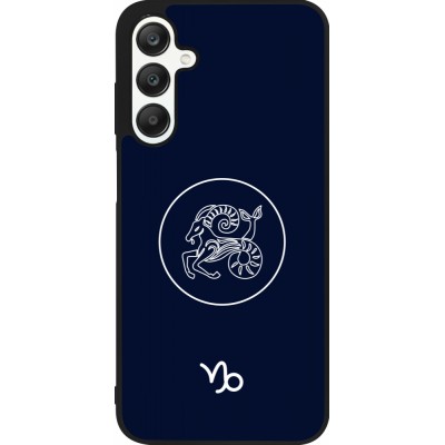Samsung Galaxy A25 Case Hülle - Silikon schwarz Astrologie Steinbock