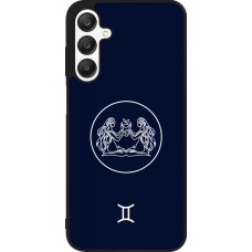 Coque Samsung Galaxy A25 - Silicone rigide noir Astrologie Gémeaux
