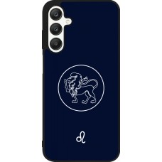 Coque Samsung Galaxy A25 - Silicone rigide noir Astrologie Lion