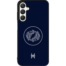 Samsung Galaxy A25 Case Hülle - Silikon schwarz Astrologie Fische