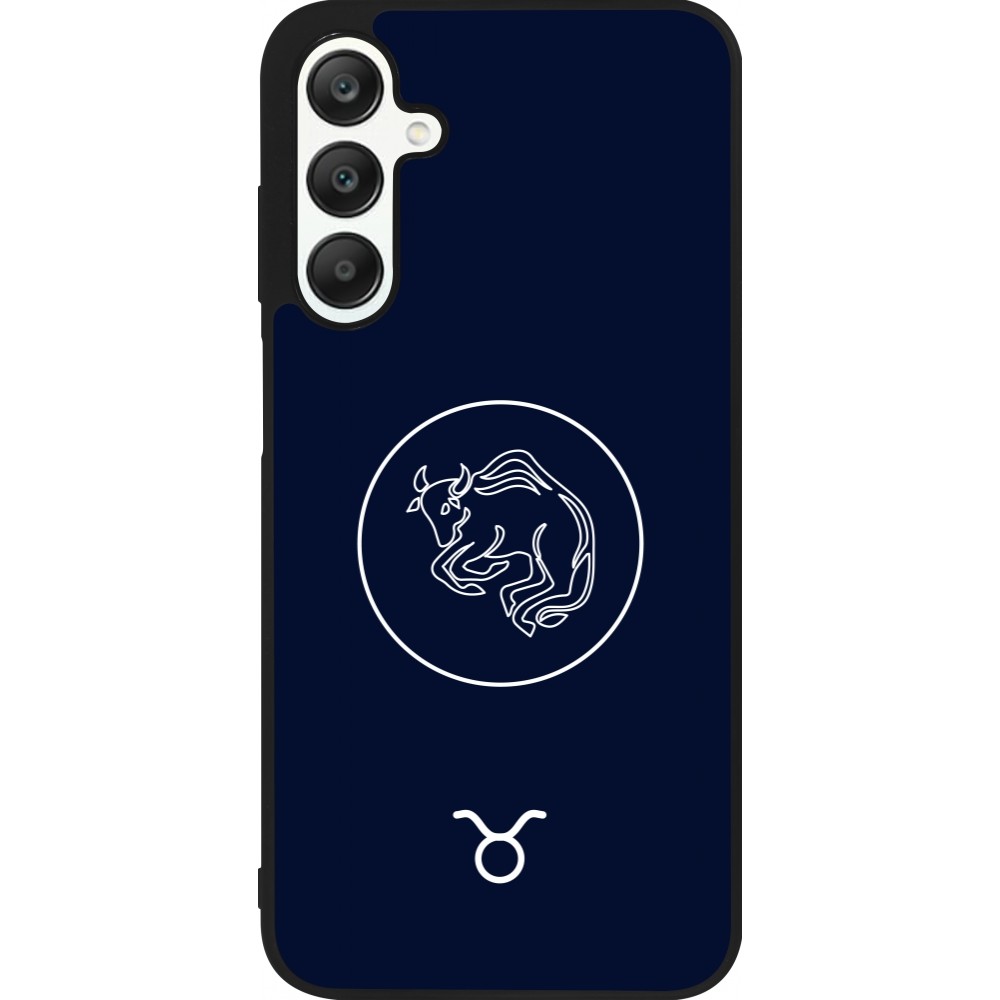 Coque Samsung Galaxy A25 - Silicone rigide noir Astrologie Taureau