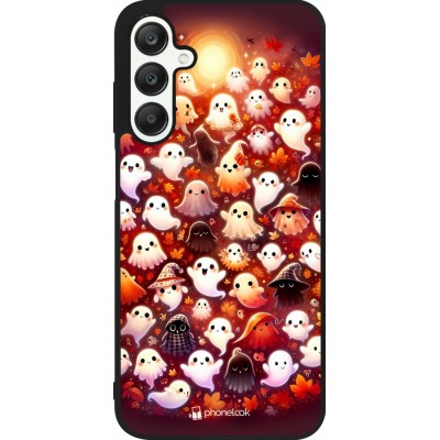 Samsung Galaxy A25 Case Hülle - Silikon schwarz Gespenster Herbst niedlich