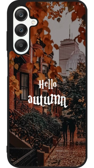 Samsung Galaxy A25 Case Hülle - Silikon schwarz Autumn 25 Hello autumn