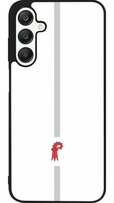 Samsung Galaxy A25 Case Hülle - Silikon schwarz Kanton BL weiss