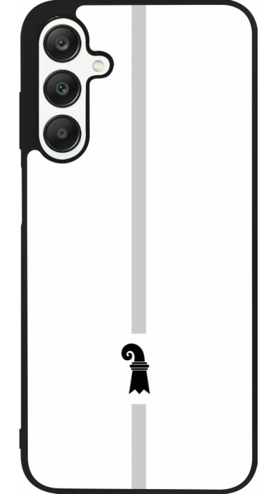 Samsung Galaxy A25 Case Hülle - Silikon schwarz Kanton BS weiss