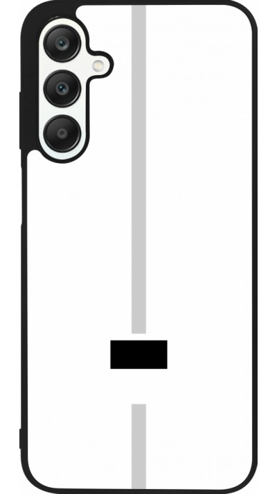 Samsung Galaxy A25 Case Hülle - Silikon schwarz Kanton FR weiss