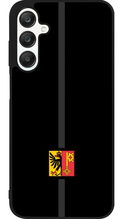 Samsung Galaxy A25 Case Hülle - Silikon schwarz Kanton GE schwarz