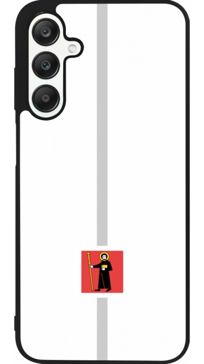 Samsung Galaxy A25 Case Hülle - Silikon schwarz Kanton GL weiss