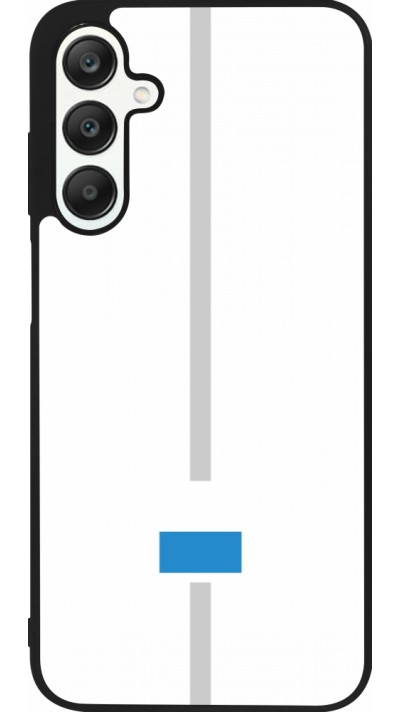 Samsung Galaxy A25 Case Hülle - Silikon schwarz Kanton LU weiss