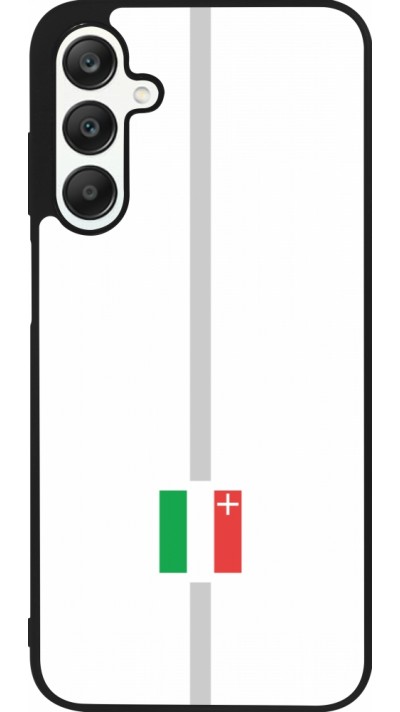 Samsung Galaxy A25 Case Hülle - Silikon schwarz Kanton NE weiss