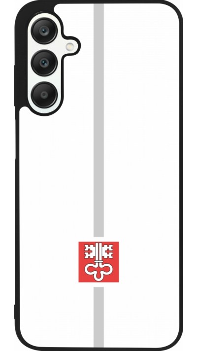 Samsung Galaxy A25 Case Hülle - Silikon schwarz Kanton NW weiss