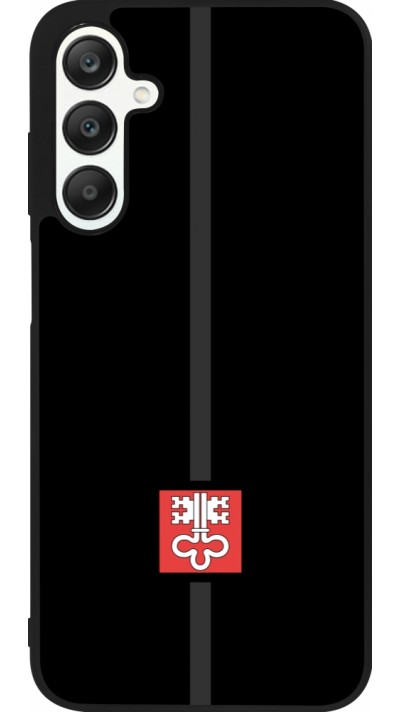 Samsung Galaxy A25 Case Hülle - Silikon schwarz Kanton NW schwarz