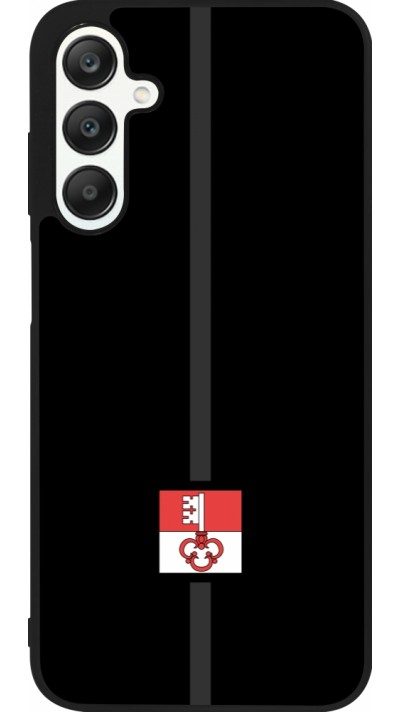 Samsung Galaxy A25 Case Hülle - Silikon schwarz Kanton OW schwarz