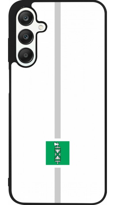 Samsung Galaxy A25 Case Hülle - Silikon schwarz Kanton SG weiss