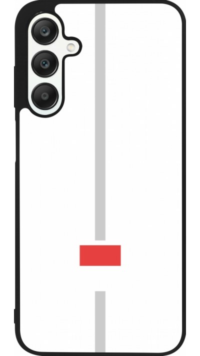 Samsung Galaxy A25 Case Hülle - Silikon schwarz Kanton SO weiss
