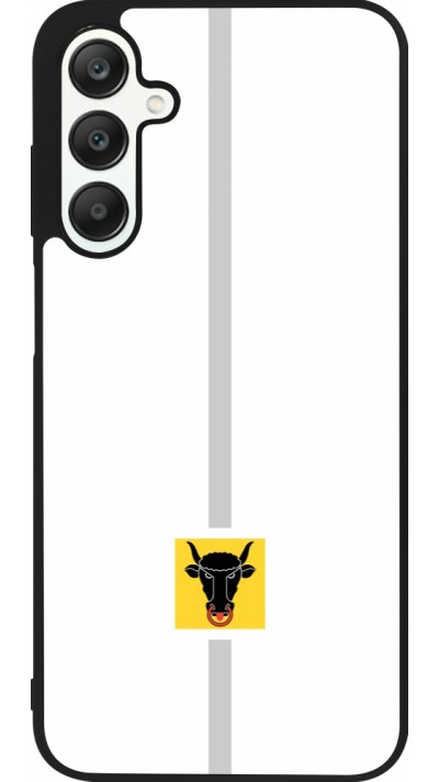 Samsung Galaxy A25 Case Hülle - Silikon schwarz Kanton UR weiss
