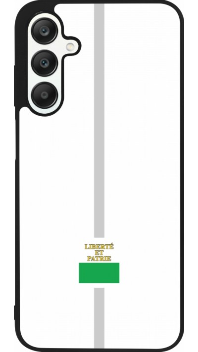 Samsung Galaxy A25 Case Hülle - Silikon schwarz Kanton VD weiss