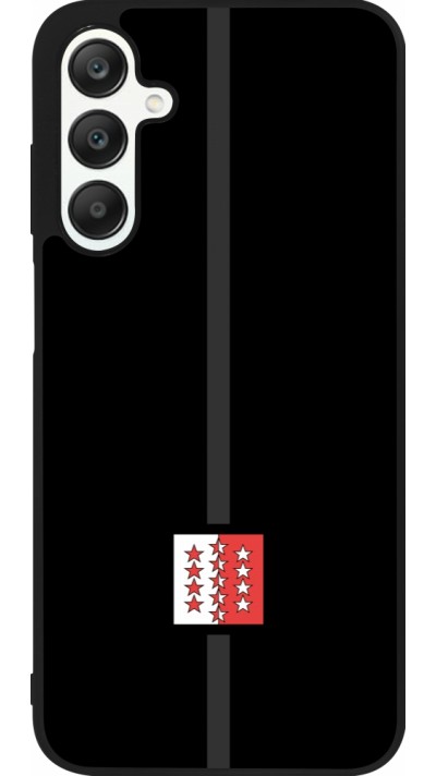 Samsung Galaxy A25 Case Hülle - Silikon schwarz Kanton VS schwarz