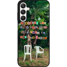 Samsung Galaxy A25 Case Hülle - Silikon schwarz Chairs DTMF