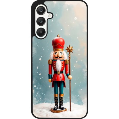 Samsung Galaxy A25 Case Hülle - Silikon schwarz Christmas 25 Nutcracker Snow