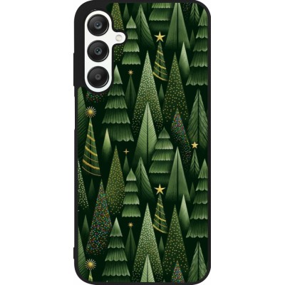 Samsung Galaxy A25 Case Hülle - Silikon schwarz Christmas 25 Pattern Xmas Tree