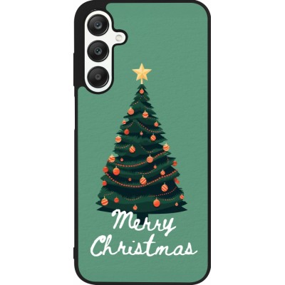 Samsung Galaxy A25 Case Hülle - Silikon schwarz Christmas 25 Xmas Tree