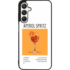 Samsung Galaxy A25 Case Hülle - Silikon schwarz Cocktail Rezept Aperol Spritz