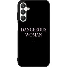 Samsung Galaxy A25 Case Hülle - Silikon schwarz Dangerous woman
