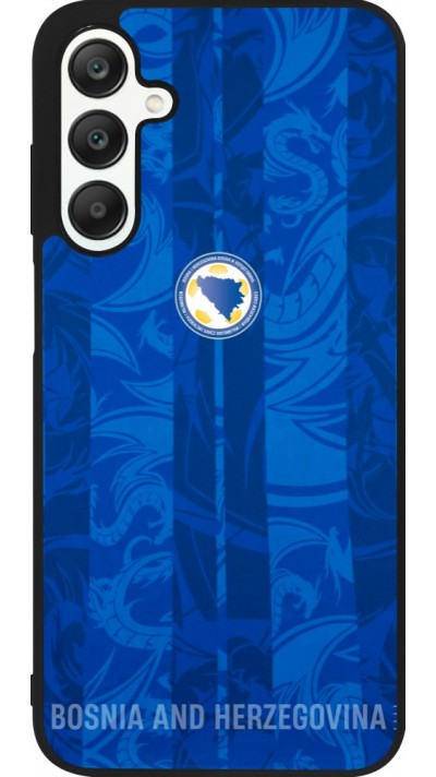 Coque Samsung Galaxy A25 - Silicone rigide noir Maillot de football Bosnie-Herzégovine 2026 personnalisable