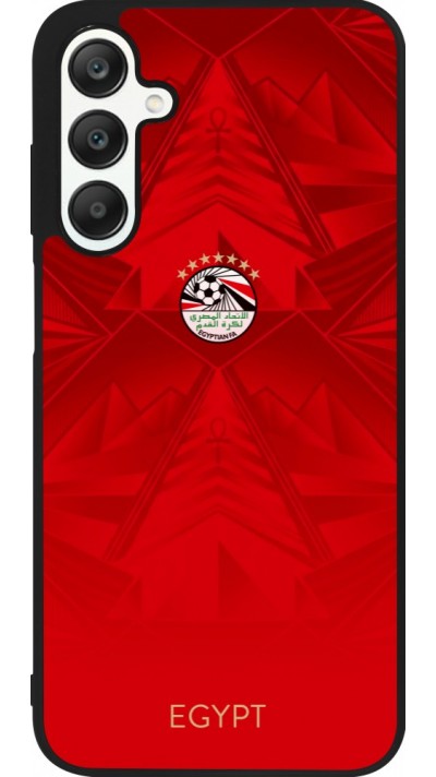 Coque Samsung Galaxy A25 - Silicone rigide noir Maillot de football E?gypte 2026 personnalisable