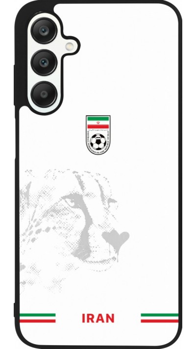 Coque Samsung Galaxy A25 - Silicone rigide noir Maillot de football Iran 2026 personnalisable