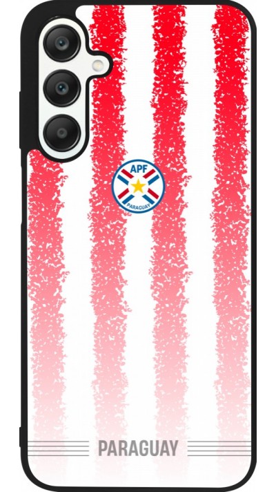 Coque Samsung Galaxy A25 - Silicone rigide noir Maillot de football Paraguay 2026 personnalisable