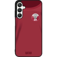 Samsung Galaxy A25 Case Hülle - Silikon schwarz Katar 2022 personalisierbares Fussballtrikot
