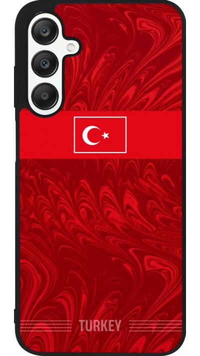 Coque Samsung Galaxy A25 - Silicone rigide noir Maillot de football Turquie 2026 personnalisable