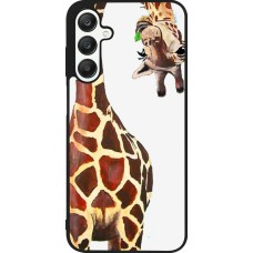 Samsung Galaxy A25 Case Hülle - Silikon schwarz Giraffe Fit